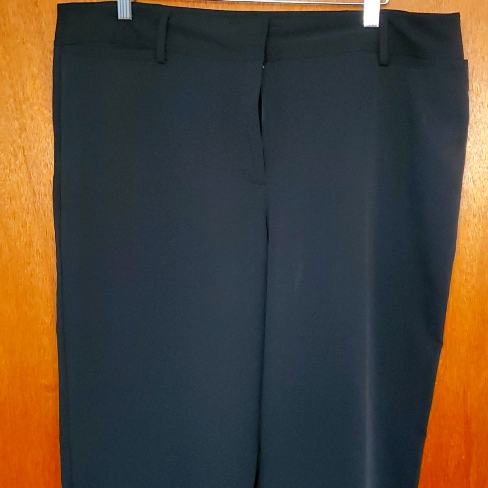George Stretch Black Dress Pants 18 Average 95% Polyester